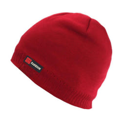 Skullies Beanies Men Winter Hat Women Knitted Hats For Men Cap Winter Beanie Hat Gorro Thick Warm Brimless Fur Bonnet Men&apos;s Cap - red, 55-60 cm
