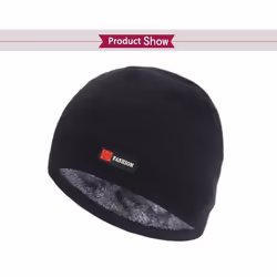 Skullies Beanies Men Winter Hat Women Knitted Hats For Men Cap Winter Beanie Hat Gorro Thick Warm Brimless Fur Bonnet Men&apos;s Cap - black, 55-60 cm