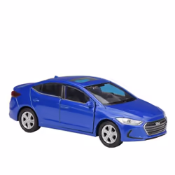 1/36 Hyundai Elantra Toy Car Model Welly Diecast Metal Alloy Vehicle Miniature Pull Back Collection Gift for Children Boys Ki ...