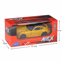1/36 Mercedes-Benz AMG GTR Super Sport Toy Car Model WELLY Diecast Metal Vehicle Miniature Pull Back Collection Gift for Kid  ...