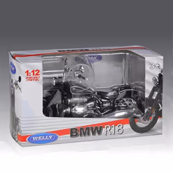 WELLY 1/12 BMW R18 2020 Alloy Motorcycle Model Simulation Diecasts Metal Toy Street Racing Motorcycle Model Collection Kids G ...