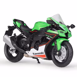 WELLY 1/12 Scale 2021 Kawasaki Ninja ZX-10R Alloy Motorcycle Model Simulation Diecast Metal Scale Motorcycle Model Childrens  ...
