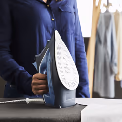 Rowenta DW4308 Steam iron Microsteam 300 Laser soleplate 2500 W Blue, White - Additional view 5