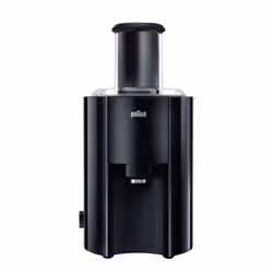 Braun J 300, Black, 2 L, 7.5 cm, 1250 ml, Plastic, Stainless steel