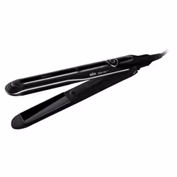Braun Satin Hair 7 SensoCare ST780, Straightening iron, Warm, 120 °C, PTC ceramic heater, 30 s, Black