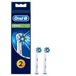 Oral-B CrossAction Brush Heads 2 pc(s) Blue, White