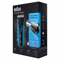 Braun Series 3 3040s Foil shaver Trimmer Black, Blue - Additional view 7