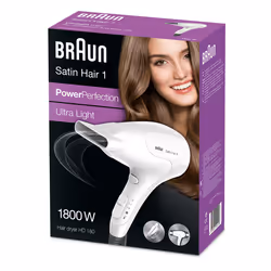 Braun Satin Hair 1 PowerPerfection HD180 hair dryer 1800 W White - Additional view 6