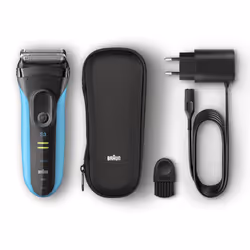 Braun Series 3 ProSkin 3045s Foil shaver Trimmer Black, Blue - Additional view 5