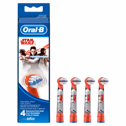 Oral-B Kids Toothbrush Heads Featuring Star Wars Characters, 4 pc(s), Multicolour, Germany, Oral-B Stages Power, 21.8 g, 18 m ...