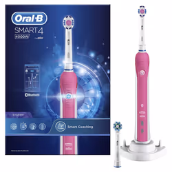 Oral-B Smart 4 4000W 3D White Electric Toothbrush Rechargeable Powered By Braun