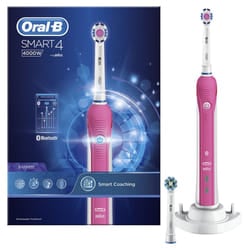 Oral-B Smart 4 4000W 3D White Electric Toothbrush Rechargeable Powered By Braun