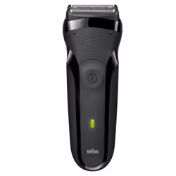 Braun Series 3 300s, Foil shaver, Black, 2 SensoFoil, LED, Battery, Nickel-Metal Hydride (NiMH)