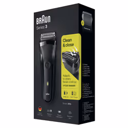 Braun Series 3 300s Foil shaver Trimmer Black