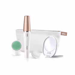 Braun FaceSpa 851V, Gold, White, 1.5 V, AA, 321 g, Box, 57 mm