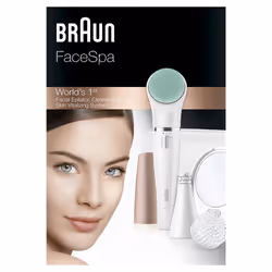 Braun FaceSpa 851V Gold, White