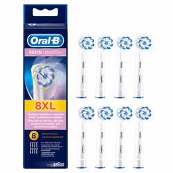 Oral-B 80297976, 8 pc(s), Blue, White, Germany, alle Oral-B elektrische tandenborstels, behalve Oral-B Pulsonic, 43 g, 33 mm