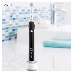 Oral-B PRO 2 2000S Sensi Ultrathin Adult Rotating-oscillating toothbrush Black, White - Additional view 5