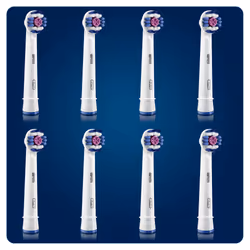 Oral-B 80301123, 8 pc(s), Blue, Purple, White, 3 month(s), Germany, alle Oral-B elektrische tandenborstels, behalve Oral-B Pu ...