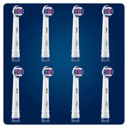 Oral-B 80301123 toothbrush head 8 pc(s) Blue, Purple, White