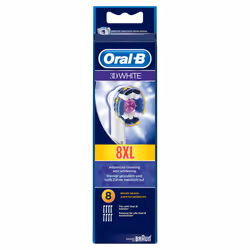 Oral-B 80301123 toothbrush head 8 pc(s) Blue, Purple, White