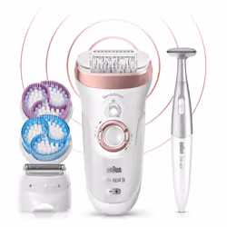 Braun Silk-épil 9 81646951 epilator 40 tweezers Rose gold, White