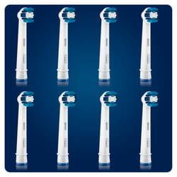 Oral-B 81665711 toothbrush head 8 pc(s) Blue, White