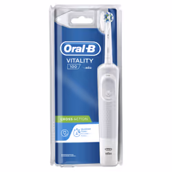 Oral-B Vitality 100 CrossAction Adult Rotating-oscillating toothbrush White
