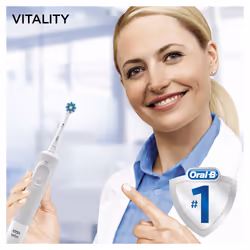 Oral-B Vitality 100 CrossAction Adult Rotating-oscillating toothbrush White - Additional view 4