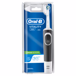 Oral-B Vitality 100 CrossAction Adult Rotating-oscillating toothbrush Black, White