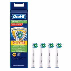 Oral-B CrossAction, 4 pc(s), Blue, Green, White, Oral-B