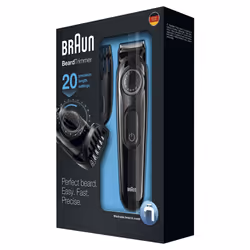 Braun BeardTrimmer BT3022, Beard Trimmer & Hair Clipper, Black