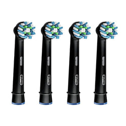 Oral-B CrossAction EB50-3+1CAB toothbrush head 4 pc(s) Black