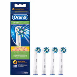 Oral-B CrossAction EB50-3+1CAB toothbrush head 4 pc(s) Black