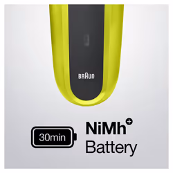 Braun Series 3 300 Electric Shaver, Razor for Men, Black/Volt Green - Additional view 5