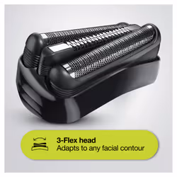Braun Series 3 Shave&Style 300BT Electric Shaver, Razor for Men, Black/Volt Green - Additional view 4