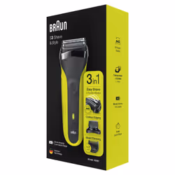 Braun Series 3 Shave&Style 300BT Electric Shaver, Razor for Men, Black/Volt Green - Additional view 8