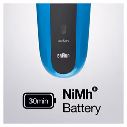 Braun Series 3 310BT Foil shaver Trimmer Black, Blue - Additional view 4