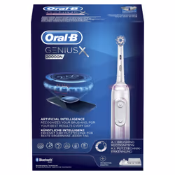 Oral-B Genius Braun X 20000N Brosse À Dents Électrique, Rose Poudré