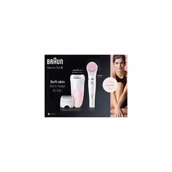 Braun Silk-épil 5 Beauty Set, 4-in-1 SensoSmart Epilator For Hair Removal, With Lady Shaver & Trimmer Head, Facial Cleansing ...