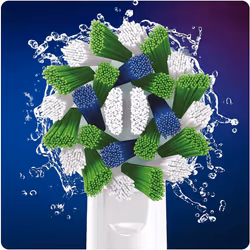 Oral-B CrossAction Toothbrush Heads with CleanMaximiser Bristles for Holistic Mouth Cleaning, Pack of 5