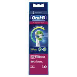 Oral-B FlossAction 80338476 toothbrush head 3 pc(s) White