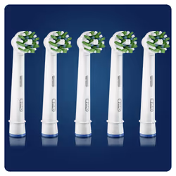 Oral-B CrossAction 80339342 toothbrush head 5 pc(s) Blue, White