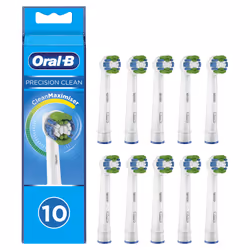 Oral-B Precision Clean 80339360 toothbrush head 10 pc(s) Blue, White