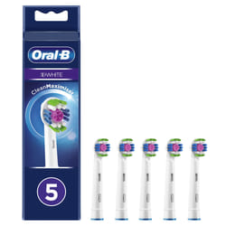 Oral-B 3D White 80339421 toothbrush head 5 pc(s)