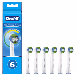Oral-B Precision Clean 80339528 toothbrush head 6 pc(s) White