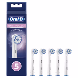 Oral-B Sensitive Clean 80339547, 5 pc(s), White, Hungary, Oral-B, 27.75 g, 33 mm
