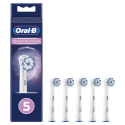 Oral-B Sensitive Clean 80339547 toothbrush head 5 pc(s) White
