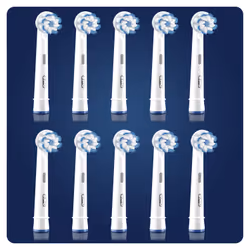 Oral-B Sensitive Clean 80339602, 10 pc(s), White, Germany, Oral-B, 55.5 g, 48 mm
