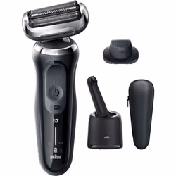 Braun Series 7 Electric Shaver for Men with, Precision Beard Trimmer, Wet and Dry, SmartCare Center, Rechargeable, Cordless F ...